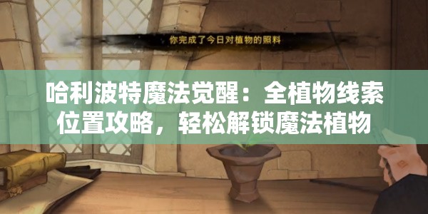 哈利波特魔法觉醒：全植物线索位置攻略，轻松解锁魔法植物